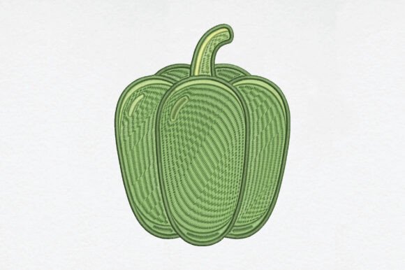 Bell Peppers Embroidery: A Fresh Design for Small Business Branding