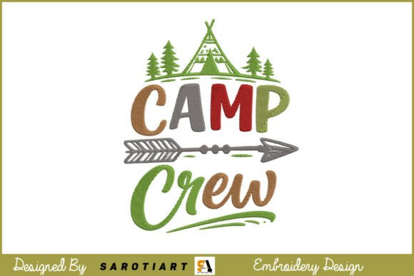 Camping Embroidery Design Colorful Review for Real Projects