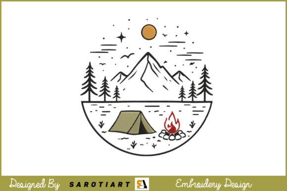 Camping Themed Embroidery Design: A Designer’s Real-World Review