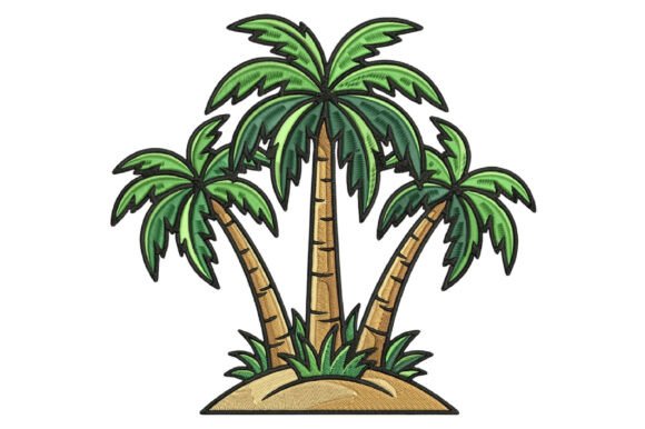 Coconut Tree Embroidery Designs: A Designer’s Review for Boutique Apparel