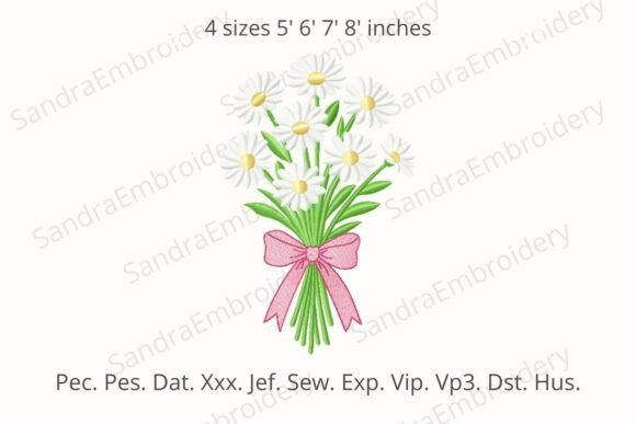 Daisy Flower Embroidery: A Business Design Review