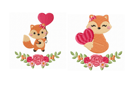 Foxes with Hearts Embroidery Design Review
