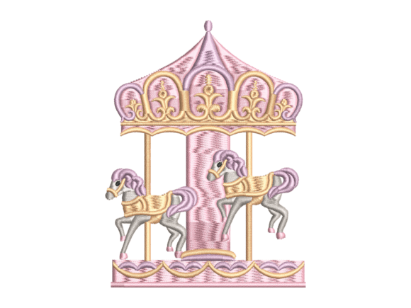 Pastel Carousel Embroidery Review
